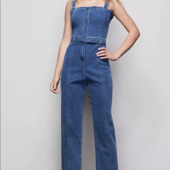 Sold! Good American denim jumpsuit - Picture 3 of 4